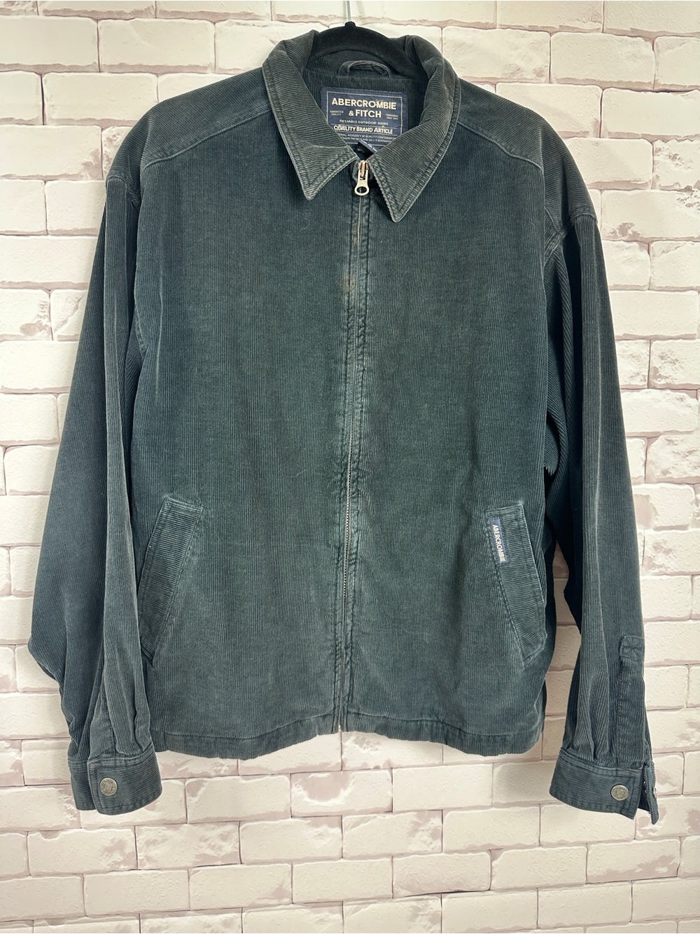 Abercrombie & Fitch Vintage-Style Zip Jacket